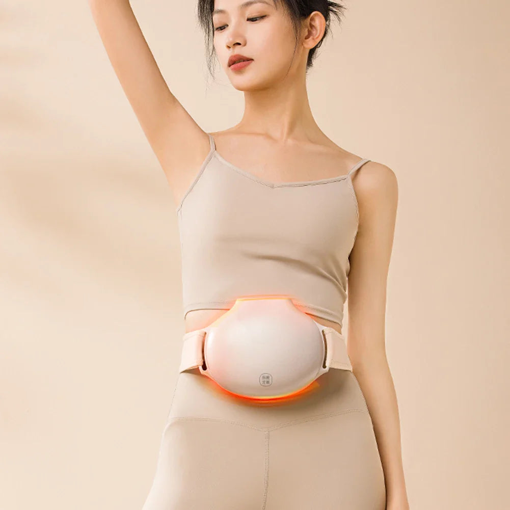 Bian Stone Tummy Kneading Instrument 3 Level Wearable Cellulite Massager Body Sculpting Machine for Indigestion Gas Constipation