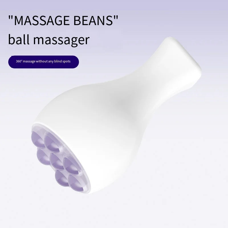 Handheld Pink Crystal Ball Massager Jade Roller Face Roller 360 Degree Rotate Ice Roller Facial Guasha Lift Firm Massage Tools
