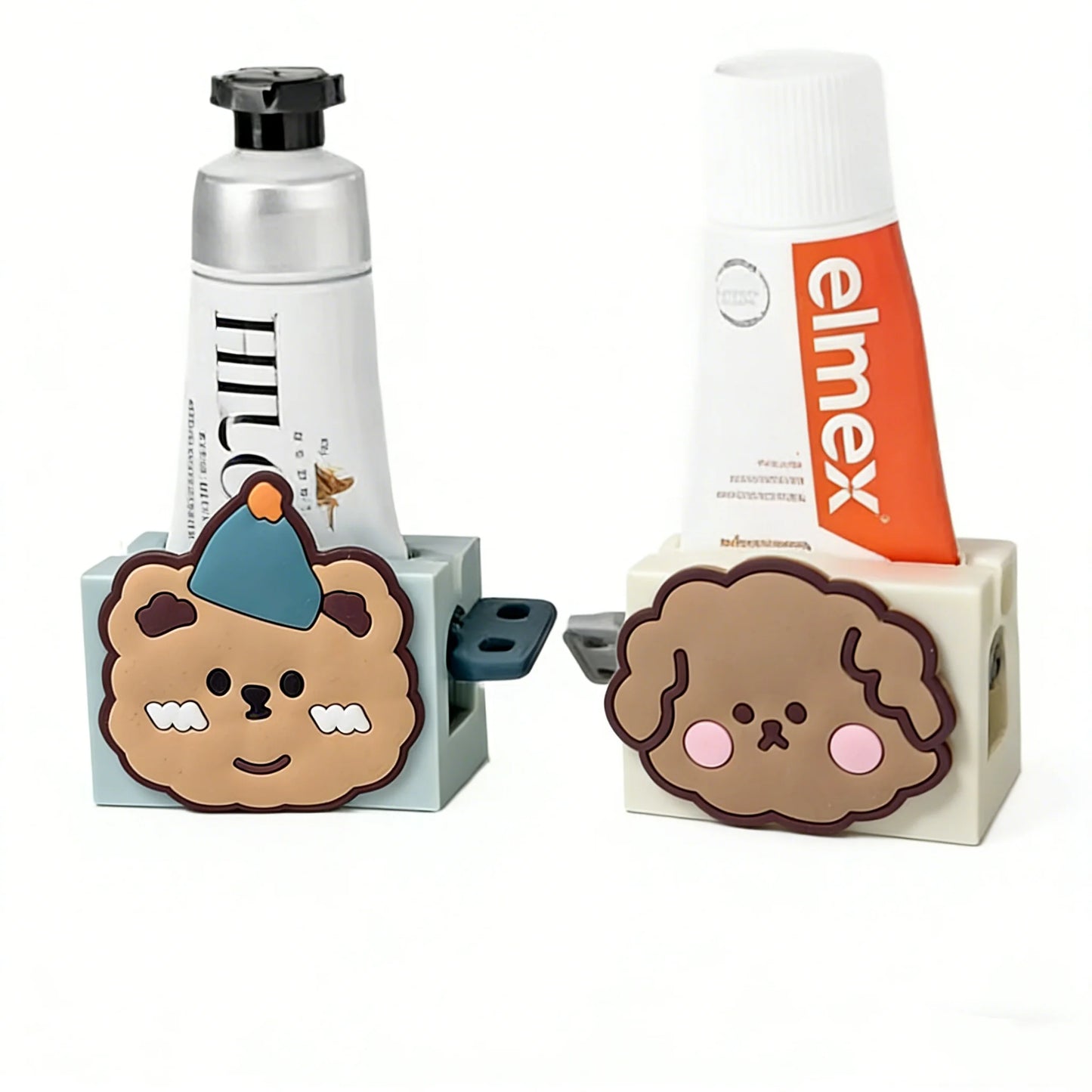 1PC Cartoon Manual Squeezers Toothpaste multiple style Bathroom Facial Cleanser Rolling Squeeze Clip Seat Holder Toothpaste