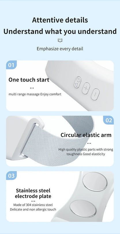Double Chin Remover Ems Face Lifting Massager Anti Wrinkle Firming Facial Massager V-Face Lift Device Skin Care