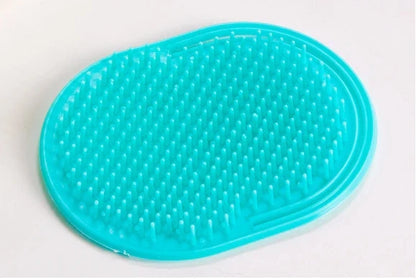 Wet and Dry Scalp Massage Brush Head Cleaning Adult Soft Household Bath Massage Comb Silicone Shampoo Brush Head Massager