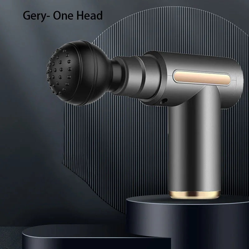 Portable Quiet Massage Gun  Ultra Small & Quiet Muscle Massage Gun USB Charging- for Home Gym Outdoors With one head