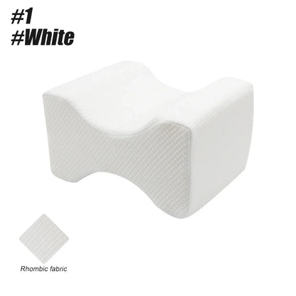 Memory Foam Knee Pillow Back Support Align Spine Pregnancy Body Pillows for Side Sleepers for Orthopedic Sciatica Back Leg Hip