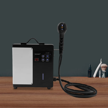 1750W Nano Hair Steamer with Digital Display,Professional 4-in-1 Hair Care System for Deep Conditioning, Coloring&Scalp Care