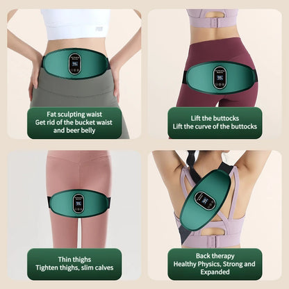 Hot compress and fat removal machine, massage belt, USB slimming and fat burning machine, home shaping and vibrating massager.