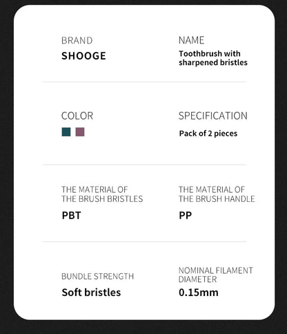 2/4/6pcs Adult Toothbrushes 3 Sided Soft Bristles Tongue Scraper Deep Cleaning Health Oral Care Family Couple Travel Tooth Brush