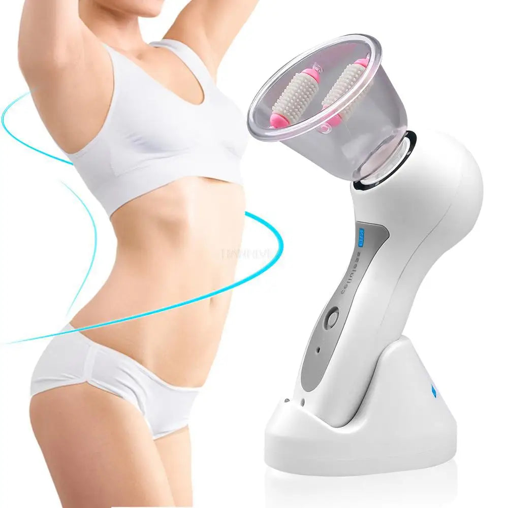 Vacuum Cans Anti Cellulite Suction Cup Massager Portable Face Celluless Body Deep Massage Loss Weight Tool US EU Plug