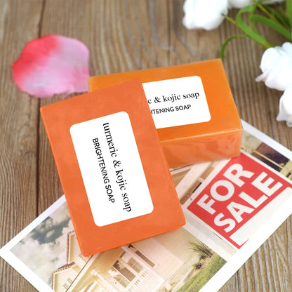 100g Turmeric Soaps Glow-skin Brightening Exfoliates Skin Soaps Multi-purpose Facial Care Supplies for Acne Body Skin Care New