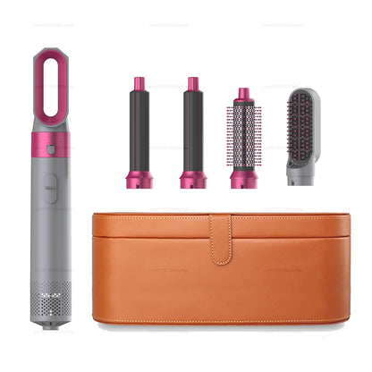 5 in 1 Hair Styler Powerful Fast Drying  Ionic Hair Dryer High Speed Hot Comb Brush Set Professional Hair straghtener
