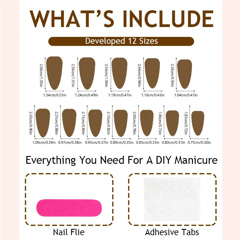 24pcs Almond-Shaped Nails Leopard Print Featuring a French Tip Design And 3D Bow Decor Glossy Full Coverage Press-On Fake Nails