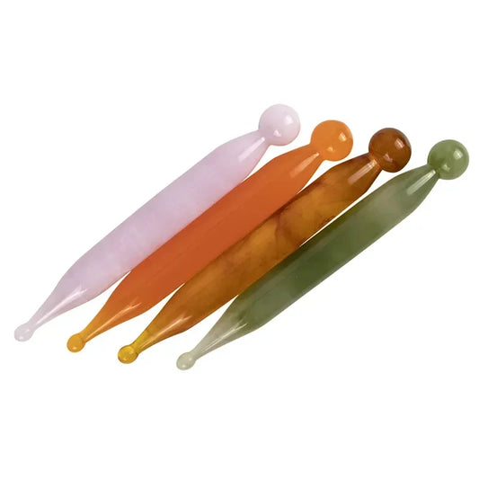 1pcs Natural Jade Stick Stone Gua Sha Facial Massage Acupunctur Point Pen Chinese Medicine Guasha Beauty Messager Tool