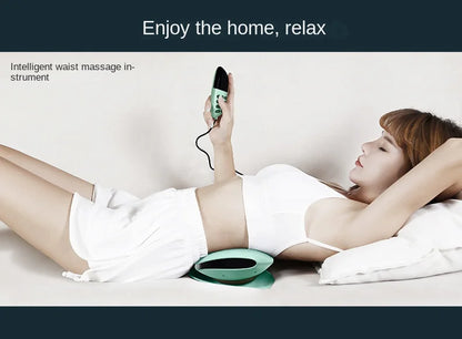 Curved Lumbar Spine Massager Intelligent Electric Hot Compress Soothing Lumbar Massage Instrument