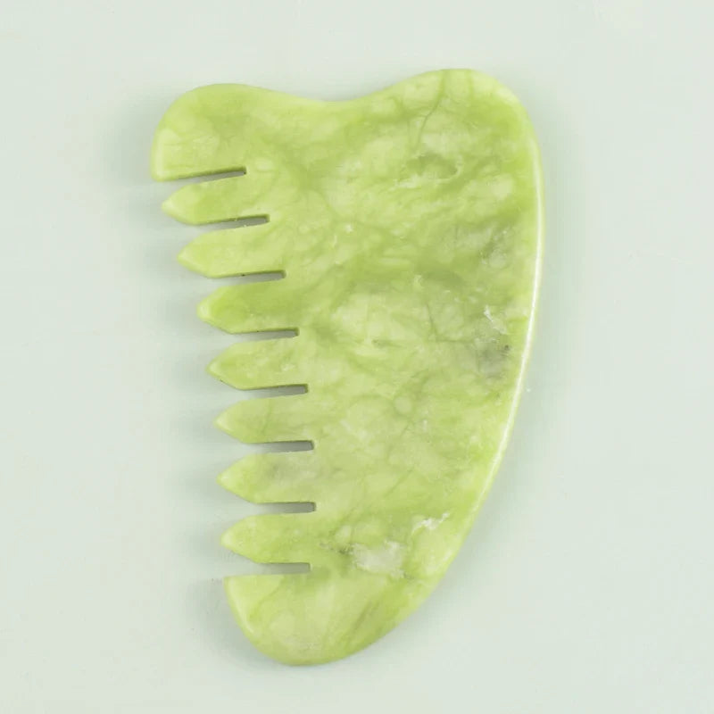100% Natural Jade Stone Gua Sha Skin Massager For Face Comb Body Acupuncture Stick Beauty Health SPA Anti Aging Wrinkle Tighten