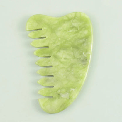 100% Natural Jade Stone Gua Sha Skin Massager For Face Comb Body Acupuncture Stick Beauty Health SPA Anti Aging Wrinkle Tighten