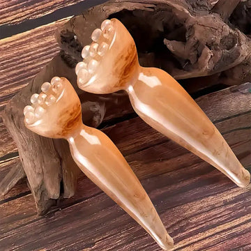 1/7pcs Resin Face Massage Tools Gua Sha Face Skin Care Massager Sticks Lotus Seedpod Shape Facial Lifting Dark Spots Care Tool
