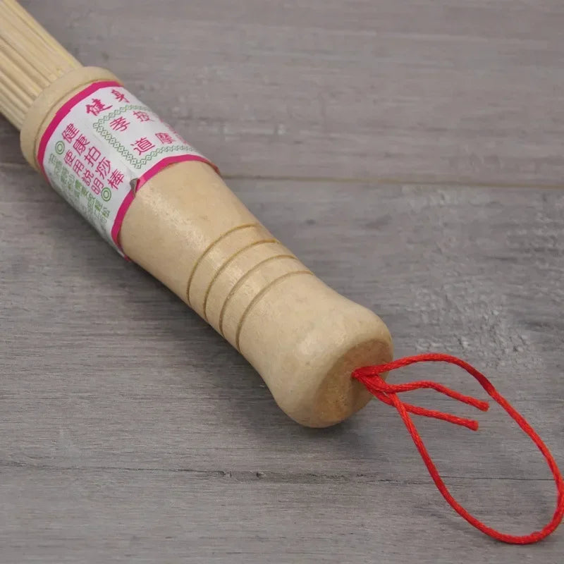 Bamboo Wood Massager Relaxation Hammer Stick Relieve Muscle Fatigue Environmental Health Wooden Handle Health Care Tool