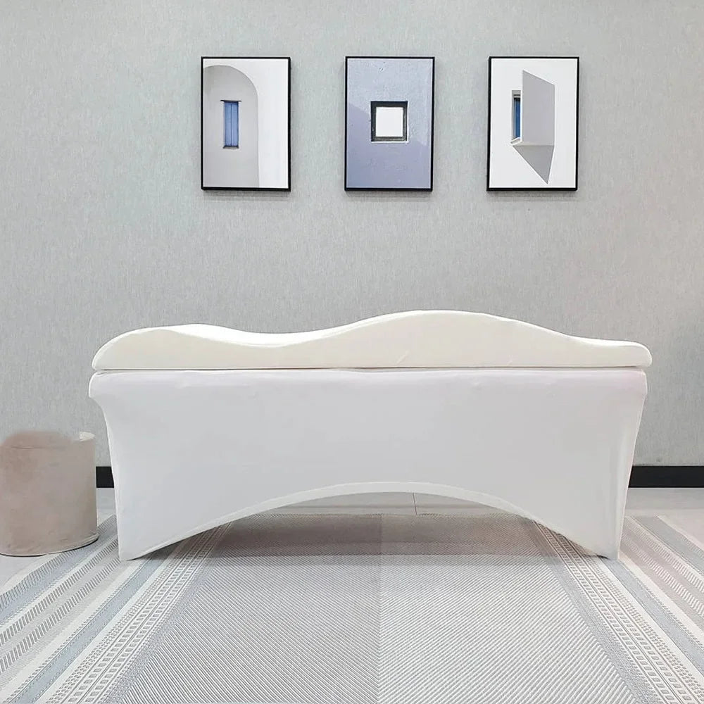 Lash Bed Topper and Bed Cover, Ergonomic Curvy Massage Table Cushion, Eyelash Mattress Bed for Beauty Salon Customized
