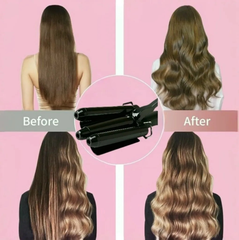 Professional Hair Tools Curling Iron Ceramic Triple Barrel Hair Curler Irons Hair Waver Styling Tools Hair Curlers for Beauty