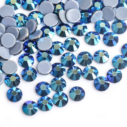 SS16 SS20 Glitter стразы Crystal Hotfix Rhinestones 1440pcs/pack Crystal AB Hot Fix Rhinestone for Apparel Wedding Dress E7021