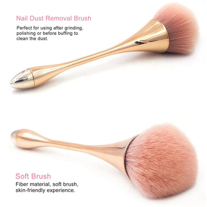 Nail Dust Brush Acrylic Brush Cleaner Nail Brushes for Cleaning Dust Dip Powder Brush