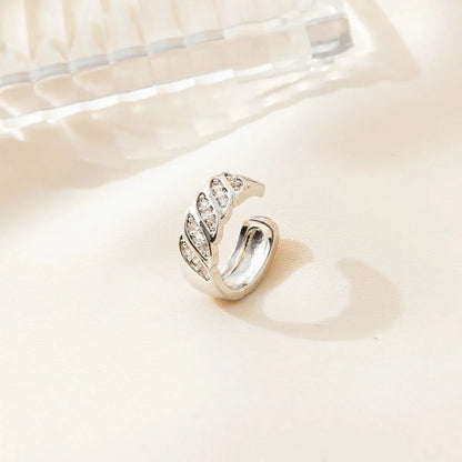 3 Pcs Zircon Korean Wave Multilayer Geometry Ear Cuff Clip on Earrings For Women Without Piercing Non-pierced Jewelry Hot