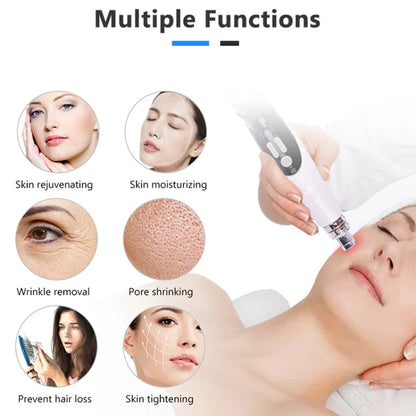 Portable RF Microcurrent Beauty Machine Lift Saggy Skin Brighten Dullness Hydrate Facial Moisturizing Equipment for Glowing Face