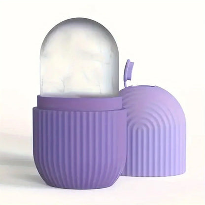 Silicone Ice Mold For Face Beauty Facial Ice Cube Mold Ice Roller For Face And Eye Icing Gua Sha Face Massage Skin Care Tool