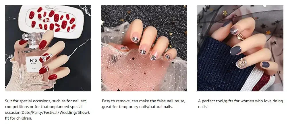 6000Pcs Double-Sided Nail Adhesive Stickers Waterproof Breathable Transparent False Nail Glue Sticker Jelly Nail Tips DIY Tools