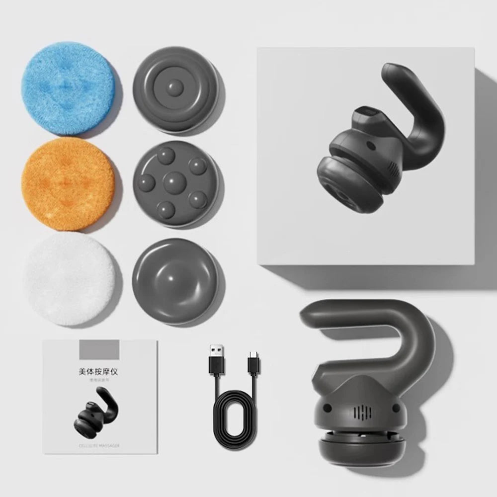 Fascia Gun Muscle Vibration Massage Fitness Fat Burner Massager Physiotherapy Anti-Cellulite Body Slimming vibrating Penetration