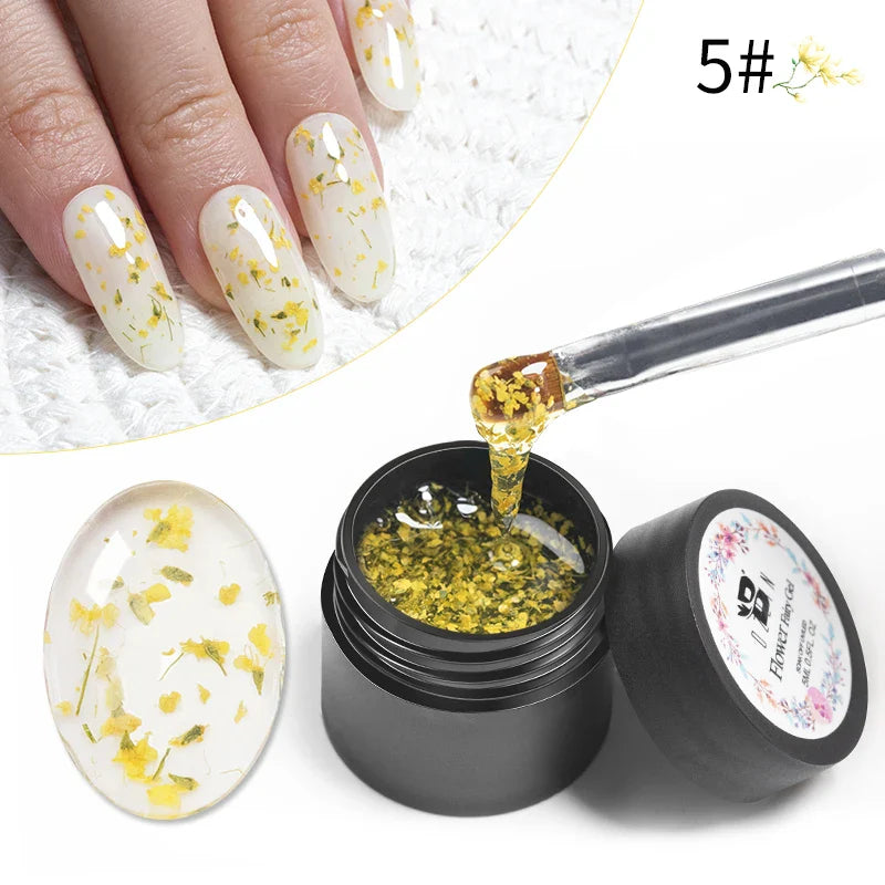 BOZLIN 5ml Sparkling Chameleon Mica Shell Gel Polish Colorful Sequins Manicure Semi Permanent Soak Off Nail Art Gel Varnish