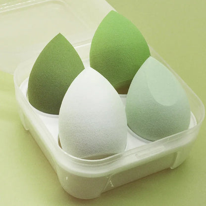 4Pc Beauty Egg Makeup Blender Cosmetic Puff Makeup Sponge Cushion Foundation Powder Sponge Beauty Tool Women Make Up Accessories