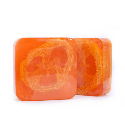 Loofah Turmeric Essential Oil Soap Gentle Rubbing And Physical Exfoliation, Cleansing And Bathing Soap