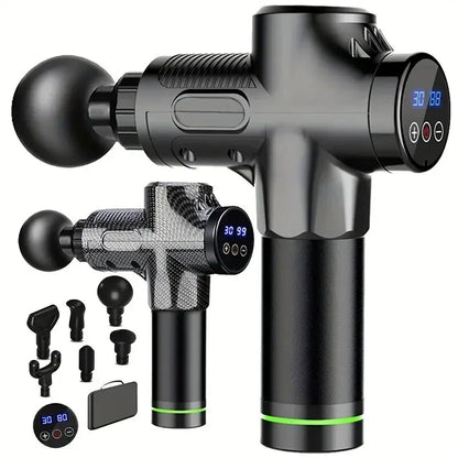 Professional Massage Gun Massage Gun LCD Digital Display with 99 Levels for Adjusting the Body Arms Legs Back Deep Massage