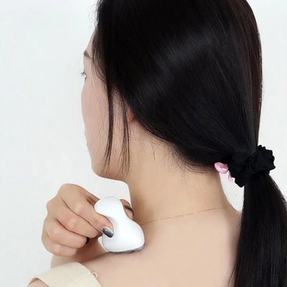 Handheld Pink Crystal Ball Massager Jade Roller Face Roller 360 Degree Rotate Ice Roller Facial Guasha Lift Firm Massage Tools