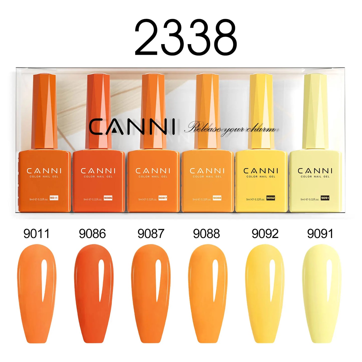 CANNI Nail Gel Polish Set HEMA TPO FREE Jelly Nude Color Rubber Base UV Construction Gel Semi Permanent Soak off UV LED Gel Nail