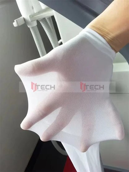 10pcs white bodysuit body suit massage suits disposable vacuum massages costumes for vacuum body massage machine