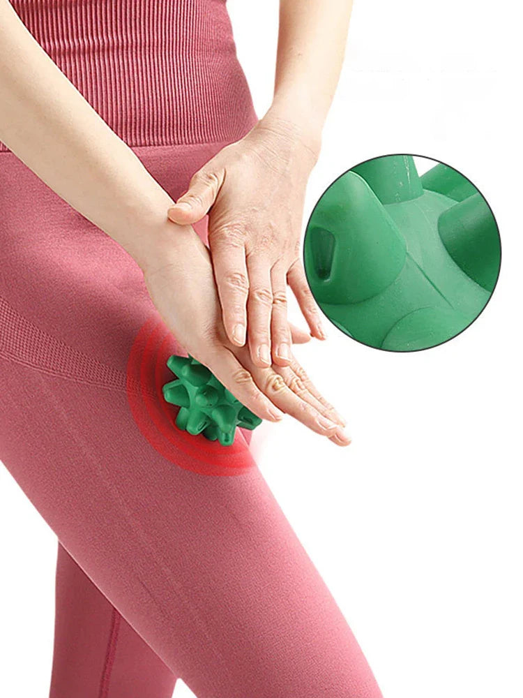 Fascia Ball Hedgehog Massage Ball Multifunctional Meridian Fitness Ball Acupoint Stimulation Rolling Ball Sole Massage Artifact