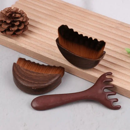 Soft Ergonomic Lymphatic Contour Brush Dry Brushing Face Brush Lymphatic Drainage Massager For Face Sculpting Face Skin Care