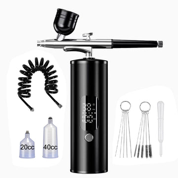 Airbrush Nail with Compressor Cordless Mini Airbrush Nail Kit Portable Electric Mini Spray Gun Multifunctional beauty device