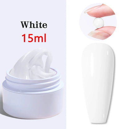 5ML Solid Gel For False Nails Bubble-free Transparent Solid Strong Glue Stick Nails Tips/Gems Long-lasting Solid Nail Patch Gel