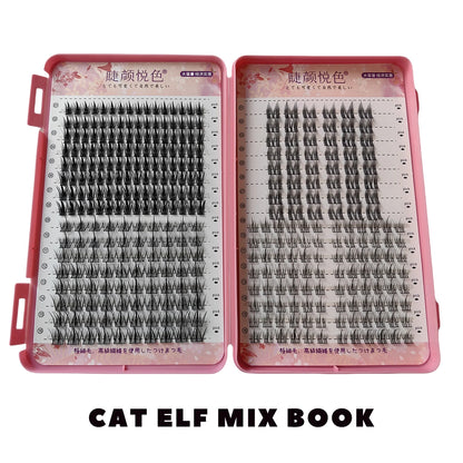 False Eyelashes Mix 32 Rows High-capacity Natural DIY Extension Supplies Lashes Cluster Multi Style Fusion Professional Makeup