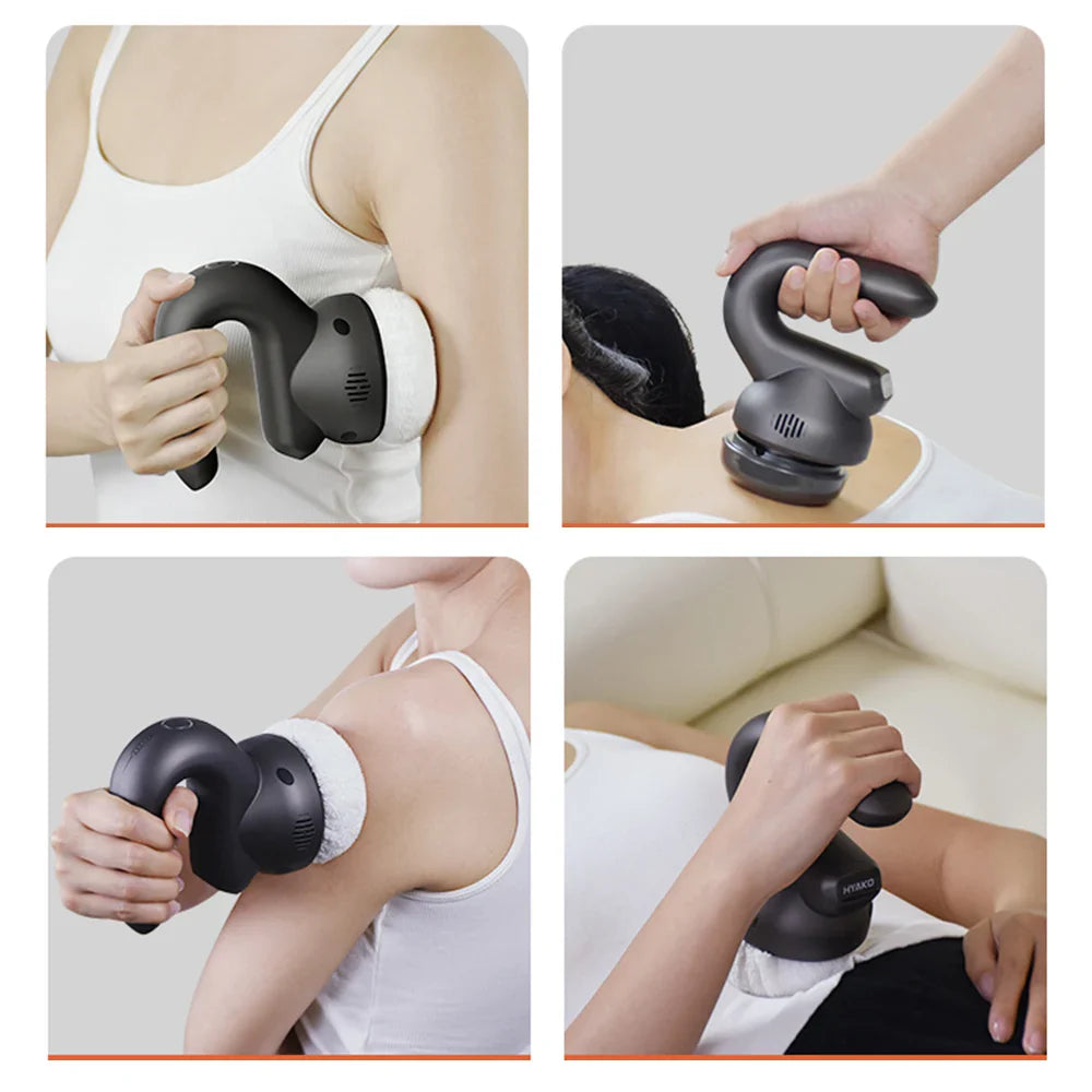 Fascia Gun Muscle Vibration Massage Fitness Fat Burner Massager Physiotherapy Anti-Cellulite Body Slimming vibrating Penetration