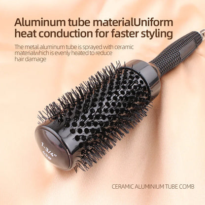 Wholesale High Quality Custom Logo Soft nylon Brush for Salon and home Roll Round Brush Set for Beauty Salon Blower