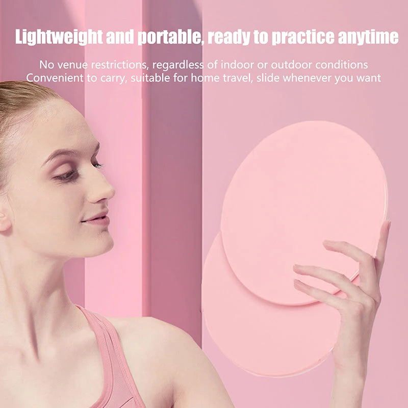 1Pair Abdominal Exercise Sliding Plate Pilates Fitness Core Sliders Yoga Gym Discs Slider Body Muscle Training Equipment