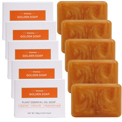 1Pcs/5Pcs Lavender Soap, Exfoliating Cream Granule Essential Oil Soap, Male And Female Cleansing Body Bath Fragrance Soap