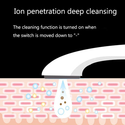 Electric Facial Cleanser High Frequency Ultrasonic for Pore Cleaner Wrinkle Removal Anti-aging Face Lift Facial Massager