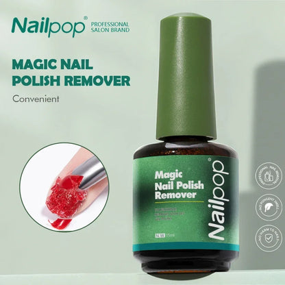 Nailpop Fast Dry Nail Art Glue with Brush Rhinestone Nail Glue Decoration False Nail Tools All for Manicure Accessories 2pcs