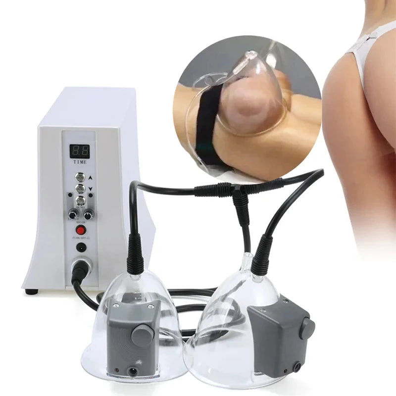 Electric Vacuum Therapy Machine Butt Lifting Buttocks And Breast Enlargement Pumps Therapy Cupping Massager Salon Machine