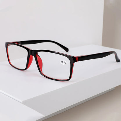 2 PCS Fashion Reading Glasses Blue Light Blocking Fashion Readers Spring Hinge with Pattern Print Eyeglasses