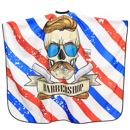 Barber Black Haircut Cloth Hairdresser Apron Hair Cut Cape Hairdress Gown Hairdressing Coat Barbershop Salon Accessory